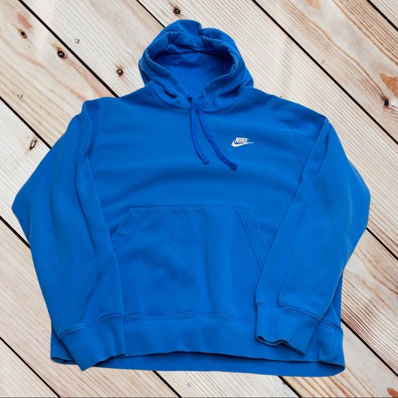 Nike Other - NIKE Mens Medium Blue Hoodie Sweatshirt